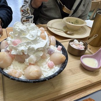 Snow Bliss - Lychee bingsu - Asian Fusion Near Me - San Francisco, California