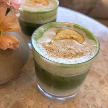 Morning Lobby - Apple pie matcha (seasonal) - Coffee & Tea Near Me - San Jose, California