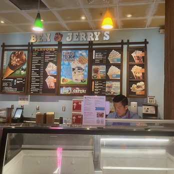 Ben & Jerry’s - The menu board of flavors - Ice Cream & Frozen Yogurt Near Me - San Francisco, California