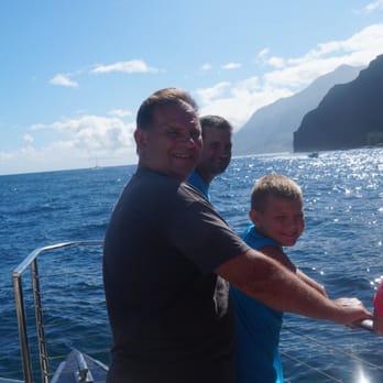 Capt Andy's - Off the bow - Boat Tours Near Me - Ele'ele, Hawaii
