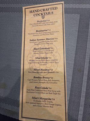 Menu photo 1 The Mint Room Glenelg, MD Menu photo 1 The Mint Room Glenelg, MD