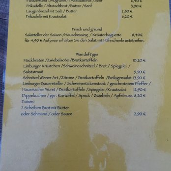 Batzewert - Speisekarte - Pubs Near Me - Limburg, HE