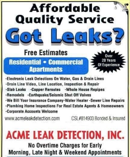 Slide of Acme Leak Detection Inc