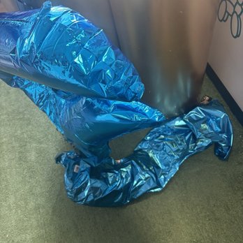 Party Evolution - two number balloons deflated - Party Supplies Near Me - Bellflower, California