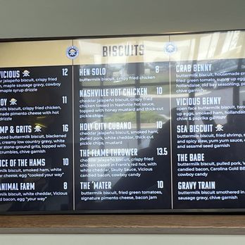 Vicious Biscuit - Menu - Southern Near Me - Gonzales, Louisiana