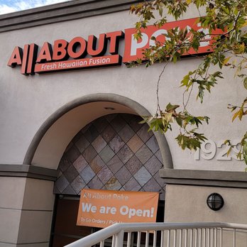 All About Poke - the entrance to a restaurant - Seafood Near Me - La Canada Flintridge, California