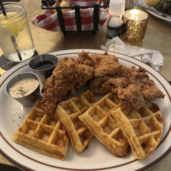 Moonshine Grill - chicken & waffles $20 (instagram: @issa.cheatday) - Southern Near Me - Austin, Texas Moonshine Grill - chicken & waffles $20 (instagram: @issa.cheatday) - Southern Near Me - Austin, Texas