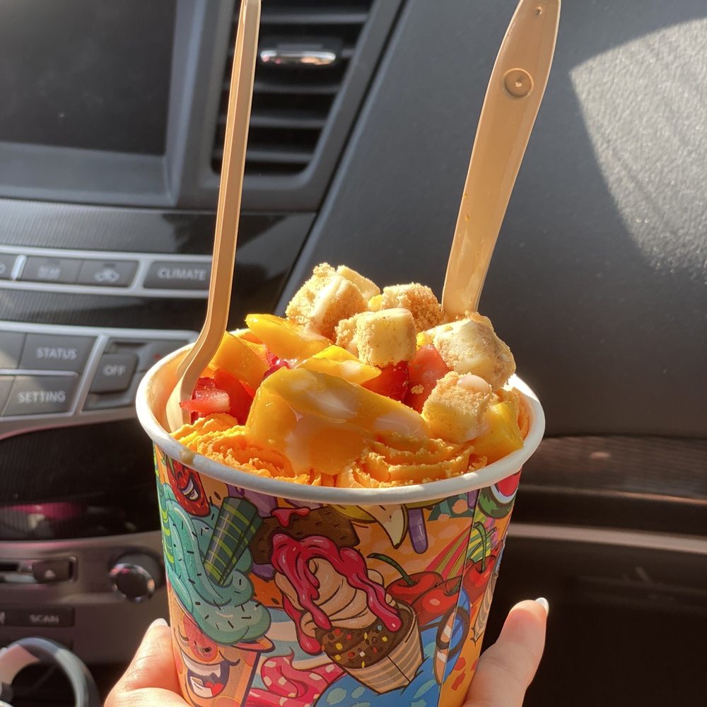Rollz Ice Cream - Mango Rollz - Ice Cream & Frozen Yogurt Near Me - Mississauga, Ontario Rollz Ice Cream - Mango Rollz - Ice Cream & Frozen Yogurt Near Me - Mississauga, Ontario