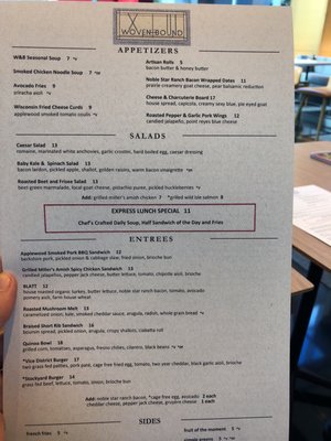 Menu photo 4 Woven + Bound Restaurant Chicago, IL Menu photo 4 Woven + Bound Restaurant Chicago, IL