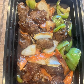 Silver Spoon Gourmet Cuisine - Black pepper beef, it was only 8 beef for $20 - Chinese Near Me - Castro Valley, California Silver Spoon Gourmet Cuisine - Black pepper beef, it was only 8 beef for $20 - Chinese Near Me - Castro Valley, California