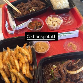 KBBQ Spot - Beef Bulgogi extra beef with rice Japche with the beef bulgogi on top Fries! - Korean Near Me - Marietta, Georgia KBBQ Spot - Beef Bulgogi extra beef with rice Japche with the beef bulgogi on top Fries! - Korean Near Me - Marietta, Georgia