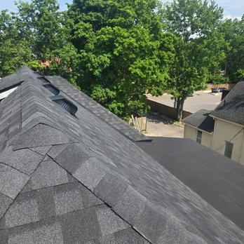 M.C. Quality Roofing - A completed roof that has both flat and a pitch. It was a pretty steep roof to complete but was maintained well. - Roofing Near Me M.C. Quality Roofing - A completed roof that has both flat and a pitch. It was a pretty steep roof to complete but was maintained well. - Roofing Near Me