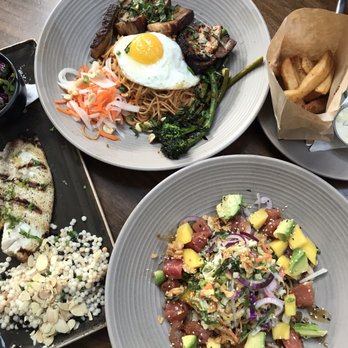 GRANVILLE - Poke bowl, pork belly bowl, white White Fish Lunch Plate - New American Near Me - Studio City, California GRANVILLE - Poke bowl, pork belly bowl, white White Fish Lunch Plate - New American Near Me - Studio City, California