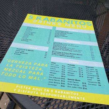 5 Rabanitos - Mexican Near Me - Chicago, Illinois
