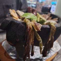 Mi Casa Mexican Cuisine - Molcajete (side view)