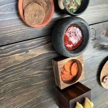 Next - Handheld appetizers-- tuna w jam, empanadas and ceviche - New American Near Me - Chicago, Illinois Next - Handheld appetizers-- tuna w jam, empanadas and ceviche - New American Near Me - Chicago, Illinois