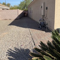 Desert Horizon - This is the walkway that made  new irrigation system successful!