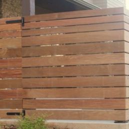 Backyard fence