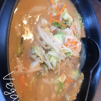 Ichitaru Ramen - Vegetable ramen w kale noodle - Ramen Near Me - Cypress, California