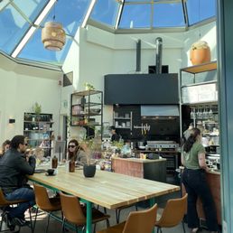 Café with indoor and outdoor seating