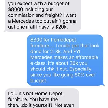 Christopher James Interiors - What a bitter, shitty attitude for a salesperson. - Interior Design Near Me - Costa Mesa, California Christopher James Interiors - What a bitter, shitty attitude for a salesperson. - Interior Design Near Me - Costa Mesa, California
