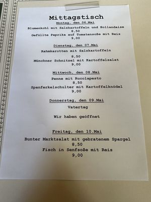Menu photo 1 Gasthaus Isarthor Munich, BY Menu photo 1 Gasthaus Isarthor Munich, BY