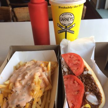 Carney's Restaurant - Carney Dog and Train Wreck fries...Yum! - Burgers Near Me - Los Angeles, California Carney's Restaurant - Carney Dog and Train Wreck fries...Yum! - Burgers Near Me - Los Angeles, California
