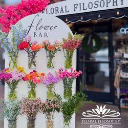 Floral Filosophy - Our new Flower Bar is now available for rent on our website! Call us with any questions!