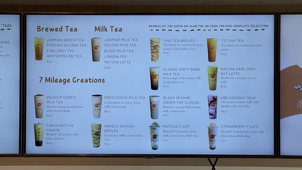 Menu photo 4 7 Miles Tea Lab Chino, CA