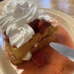 Your Way Cafe - Stuffed strawberry French toast