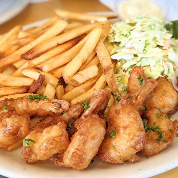 Brophy Bros - Fried Shrimp, so good. Not oily, nice and crispy. Coleslaw and fries were great as well. - Seafood Near Me - Santa Barbara, California Brophy Bros - Fried Shrimp, so good. Not oily, nice and crispy. Coleslaw and fries were great as well. - Seafood Near Me - Santa Barbara, California