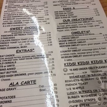 Cloverleaf Family Restaurant - More Menu - Diners Near Me - Bloomington, Indiana Cloverleaf Family Restaurant - More Menu - Diners Near Me - Bloomington, Indiana
