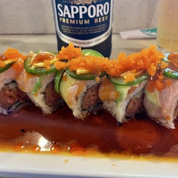 Rok N' Sushi - Spicy Tuna Roll Variation - Sushi Bars Near Me - Sylmar, California