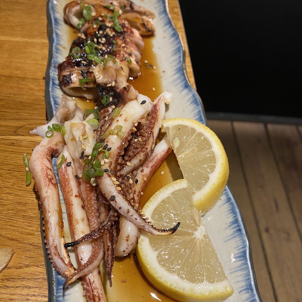 Kimura - Grilled Whole Squid - Japanese Near Me - New York, New York Kimura - Grilled Whole Squid - Japanese Near Me - New York, New York