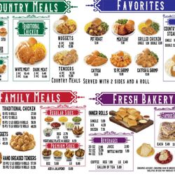 Grandy's - Menu