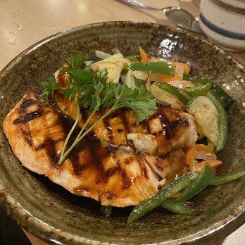 Sharaku - Salmon Teriyaki. - Sushi Bars Near Me - West Bloomfield, Michigan Sharaku - Salmon Teriyaki. - Sushi Bars Near Me - West Bloomfield, Michigan