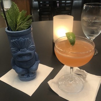 Mezzaluna - Quarentiki cocktail and a daiquiri - New American Near Me - Fargo, North Dakota Mezzaluna - Quarentiki cocktail and a daiquiri - New American Near Me - Fargo, North Dakota