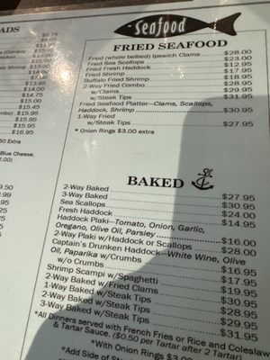 Menu photo 2 Captain John's Lowell, MA