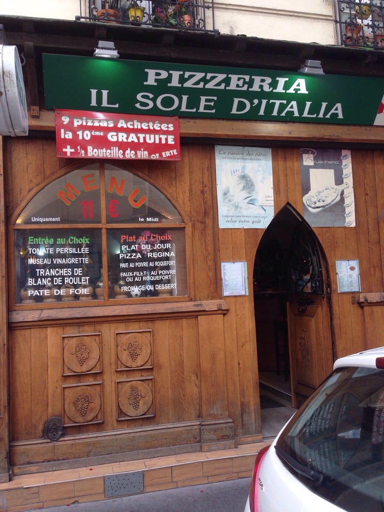 IL SOLE D’ITALIA 120 rue des Moines, Paris, France Pizza