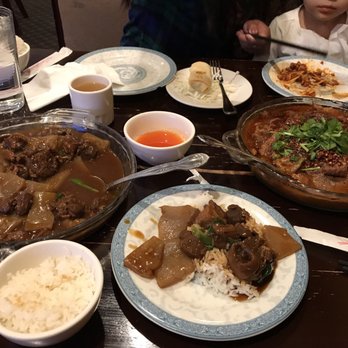 EMei - Spicy duck with black sauce and mung bean jelly.  Sliced beef with hot and spicy sauce - Szechuan Near Me - Philadelphia, Pennsylvania