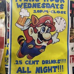 Press Play - False advertising, 25cent drinks only happen for 20min at some random time between 10-close. It clearly states all night.