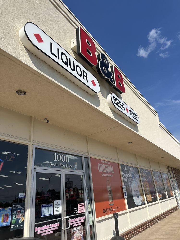 B&B Liquor Warehouse - Broken Arrow Logo