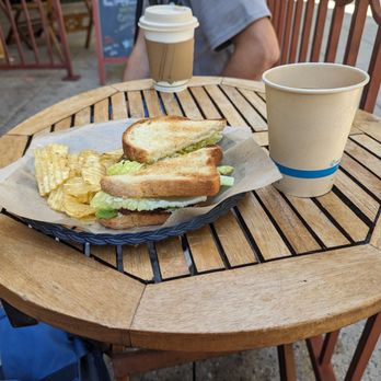 Cafe Delmarette - BLA Bacon, lettuce, avocado, aioli sandwich and cold brew oat milk meal. Thx! - Coffee & Tea Near Me - Santa Cruz, California Cafe Delmarette - BLA Bacon, lettuce, avocado, aioli sandwich and cold brew oat milk meal. Thx! - Coffee & Tea Near Me - Santa Cruz, California