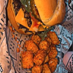 Wayback Burgers - CLASSIC and CAJUN TATER TOTS