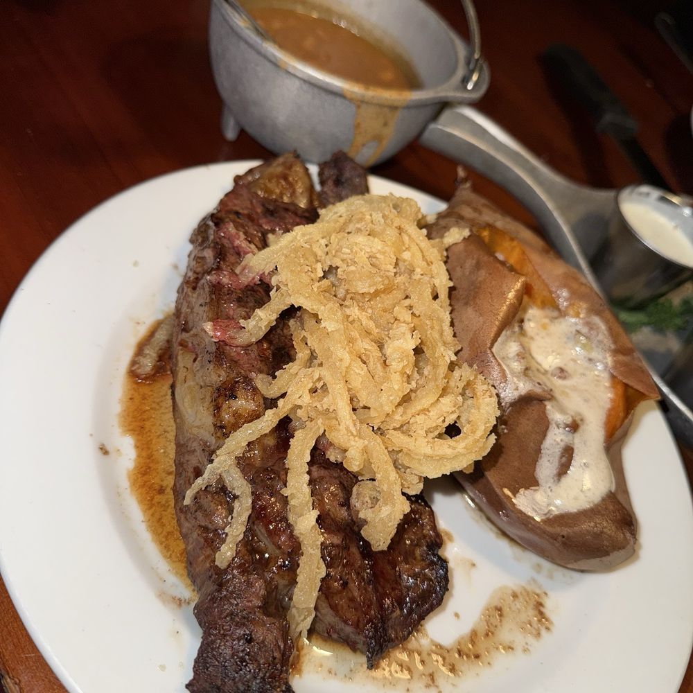 Cattlemens - Ribeye & Baked Sweet Potato - Steakhouses Near Me - Roseville, California