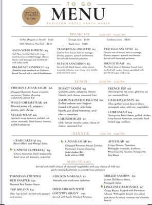 Menu photo 5 Vintner's Bar & Grill Santa Maria, CA Menu photo 5 Vintner's Bar & Grill Santa Maria, CA