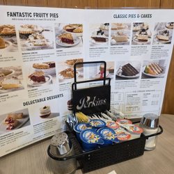 Dessert menu