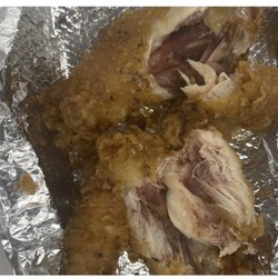 T. Marie’s Soul Food - Chicken was red. Unacceptable.
