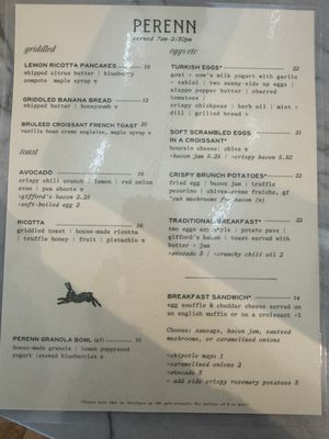 Menu photo 5 Perenn - Rancharrah  Reno, NV