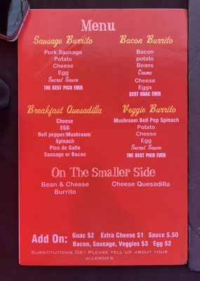LA BREAKFAST BURRITOS by null